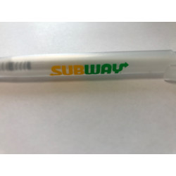 Ballpoint Pen (frosted white) (50 pieces)