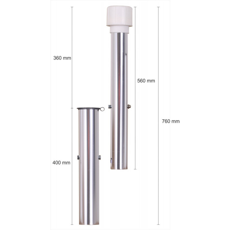 ground socket for parasols 3m 50mm
