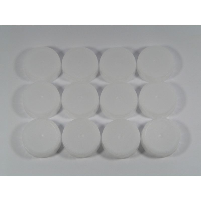 Plain Cap for Squeezy Bottle - 12 pieces