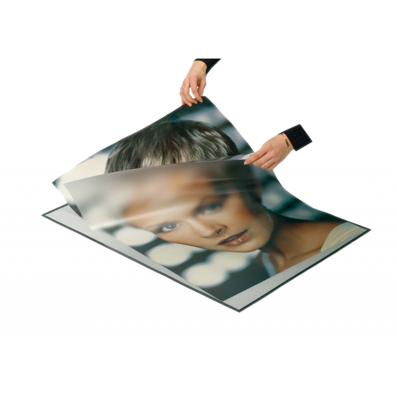 PET film pocket DIN A1 for customer stopper