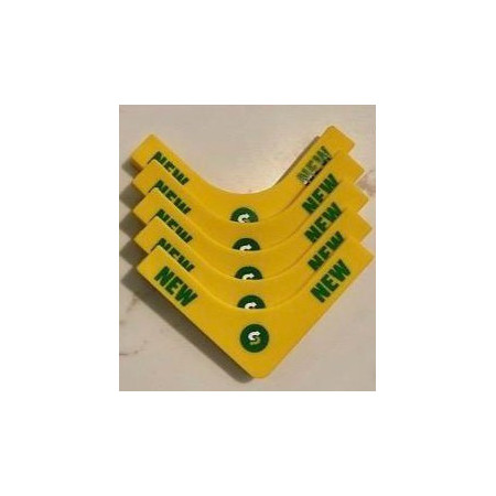 Corner Label Neu 2pk Gelb