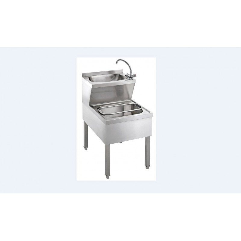 Bassin pour laver les mains combiné avec évier (Bartscher)