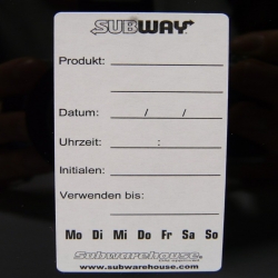 étiquettes détachables (allemand) - 1000 étiquettes